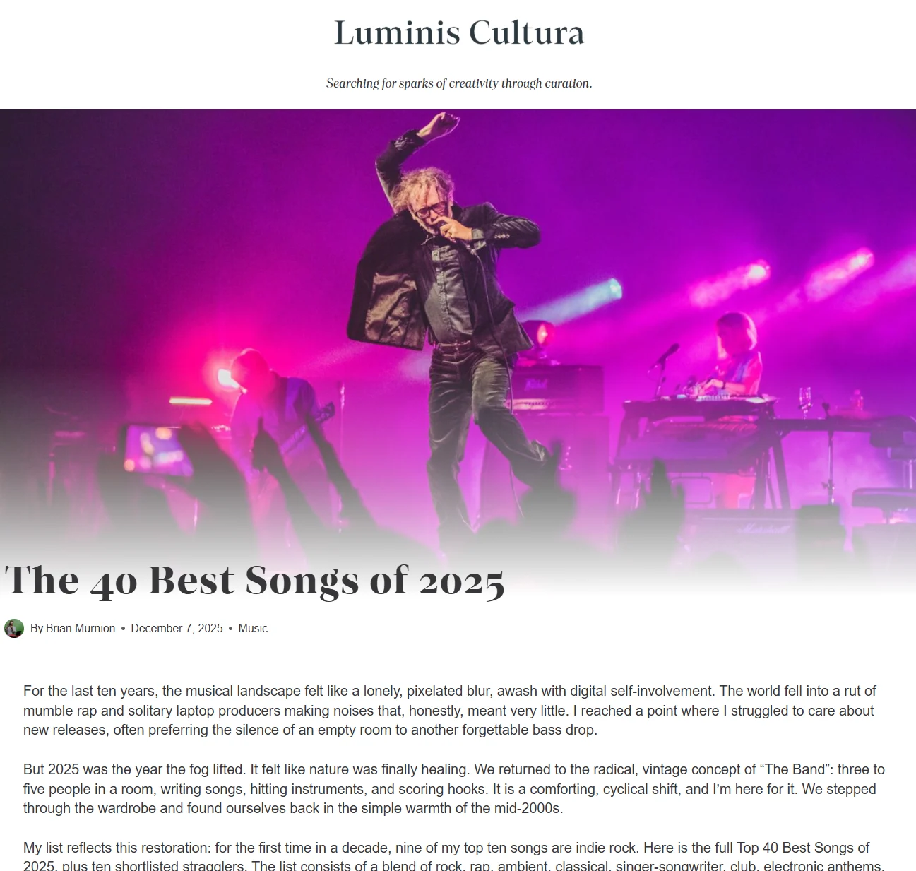 Luminis Cultura website by Let's Canoe